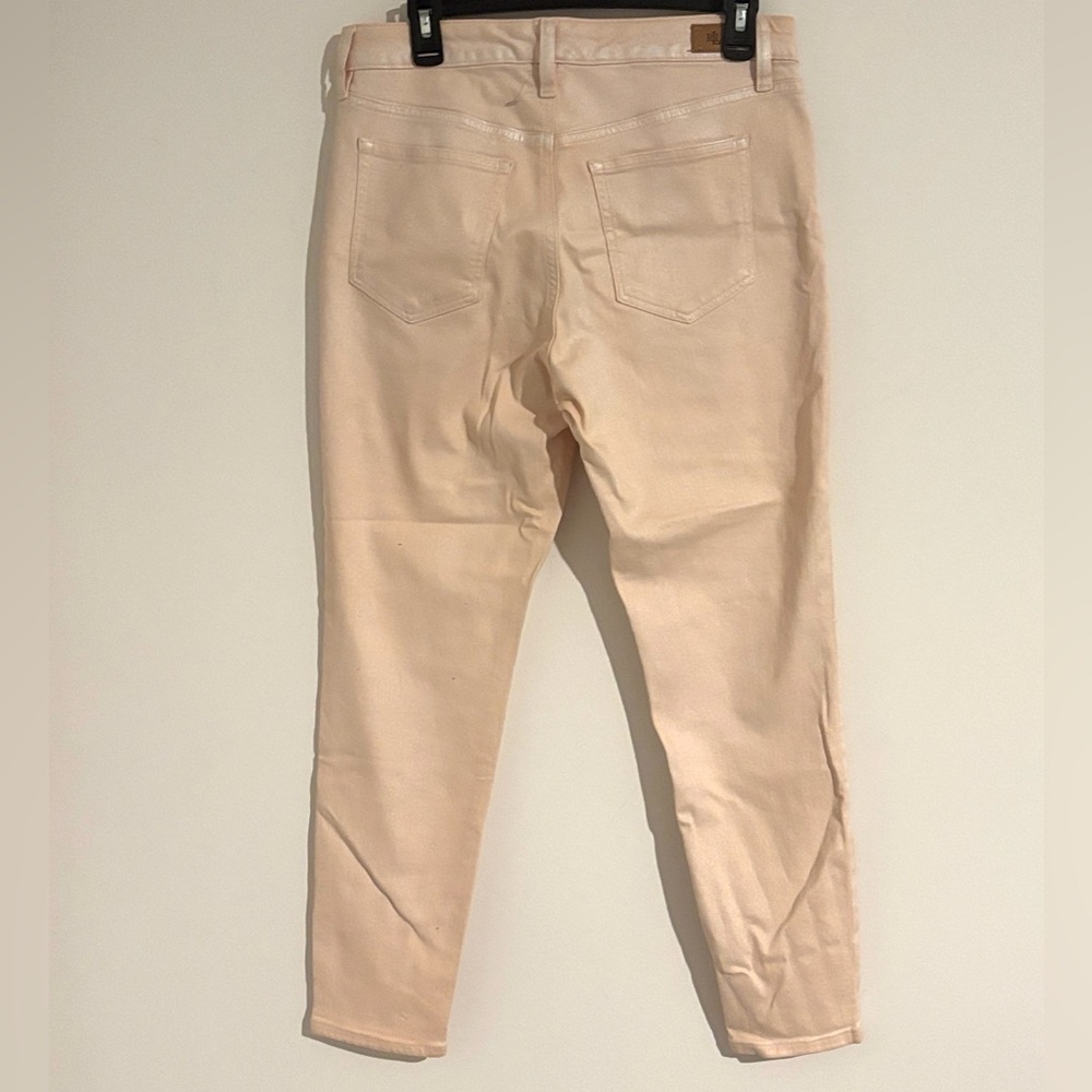 🌺Ralph Lauren Size 10 Light Pink Shimmer Denim Pants